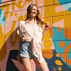 LOST + WANDER - THE SEASCAPE COVER UP DRESS - BLOOM